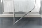 Box doccia Flag - profilo alluminio Argento Satinato