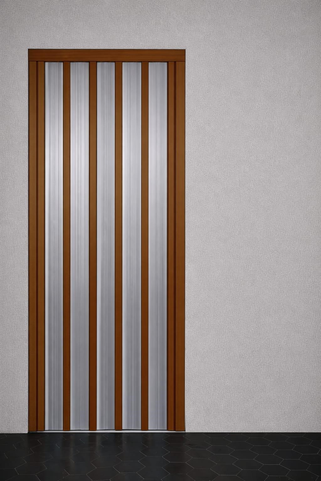 Porta a soffietto in PVC - Pannelli TRASPARENTI